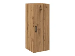 Armario de pared de roble hecho a mano 34,5x34x90 cm madera de ingeniería