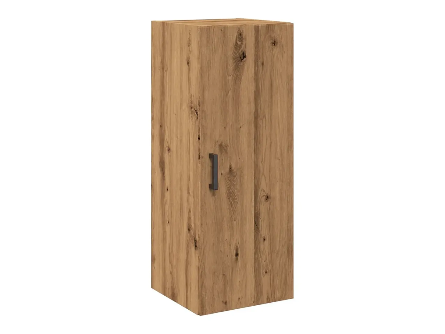 Armario de pared de roble hecho a mano 34,5x34x90 cm madera de ingeniería