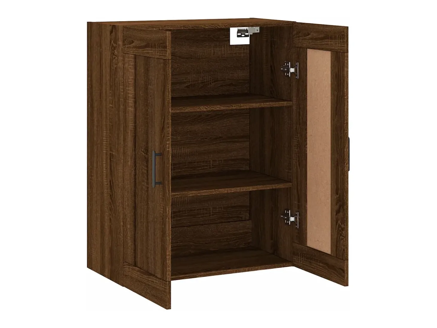 Armario de pared de roble marrón 69,5x34x90 cm madera de ingeniería