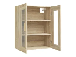 Armario de pared de roble Sonoma 69,5x34x90 cm