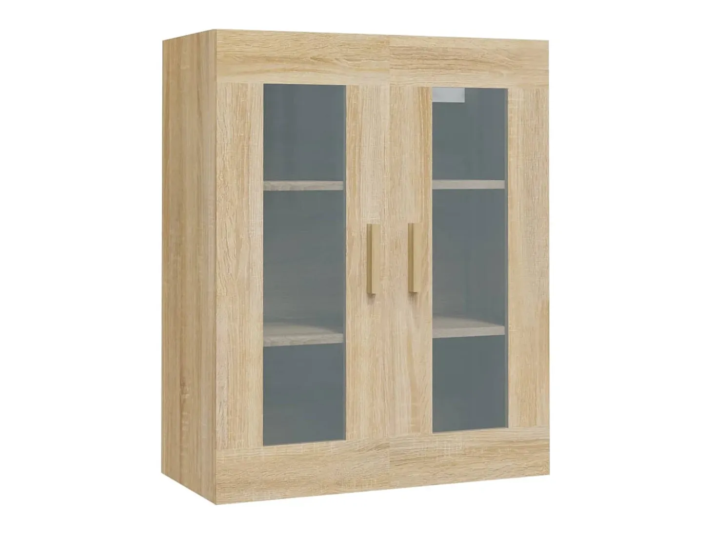 Armario de pared de roble Sonoma 69,5x34x90 cm