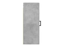 Armario de pared gris hormigón 34,5x34x90 cm