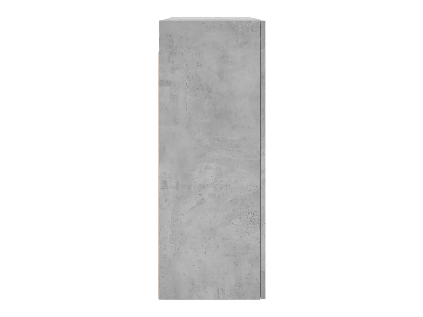 Armario de pared gris hormigón 69,5x34x90 cm