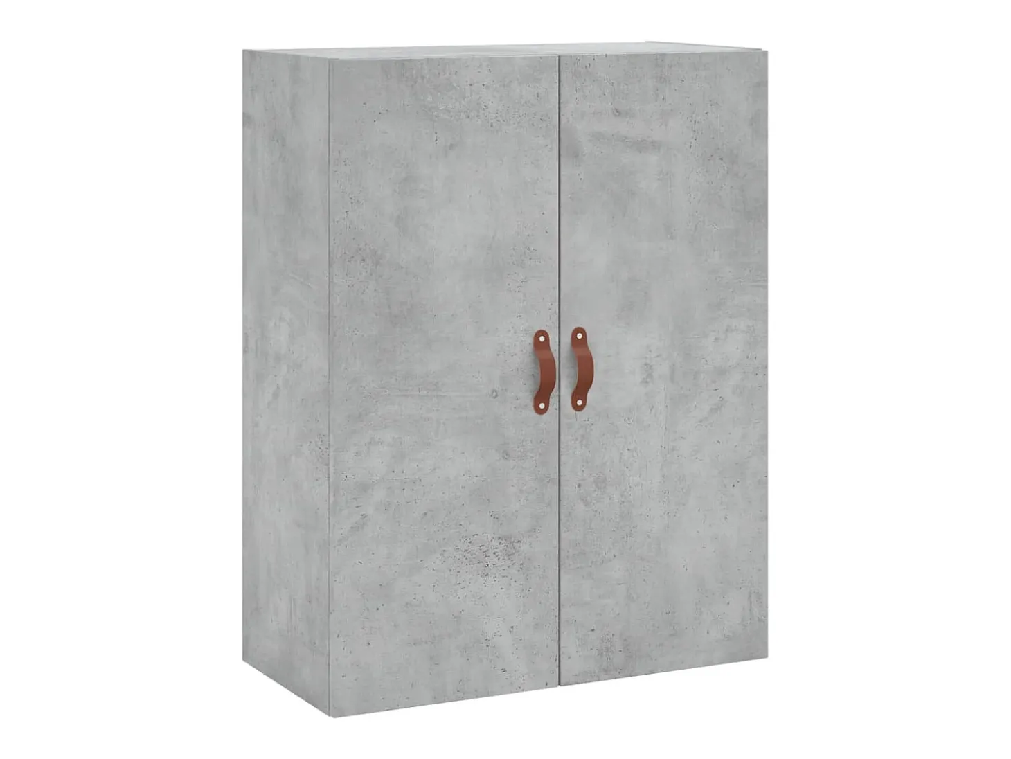 Armario de pared gris hormigón 69,5x34x90 cm