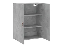 Armario de pared gris hormigón 69,5x34x90 cm