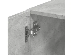 Armario de pared gris hormigón 50x42,5x40 cm madera de ingeniería