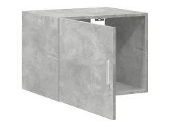Armario de pared gris hormigón 50x42,5x40 cm madera de ingeniería