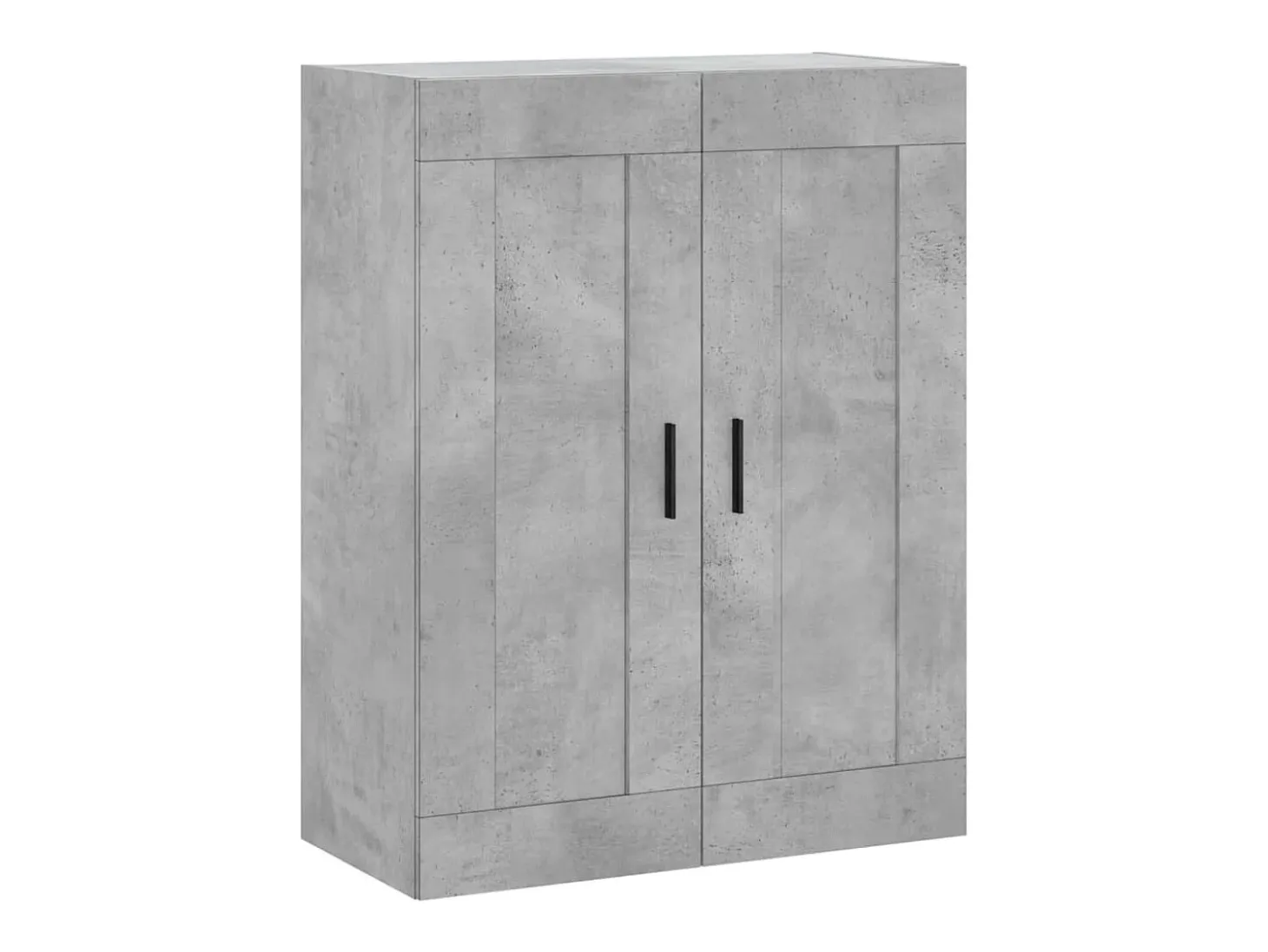 Armario de pared gris hormigón 69,5x34x90 cm madera de ingeniería