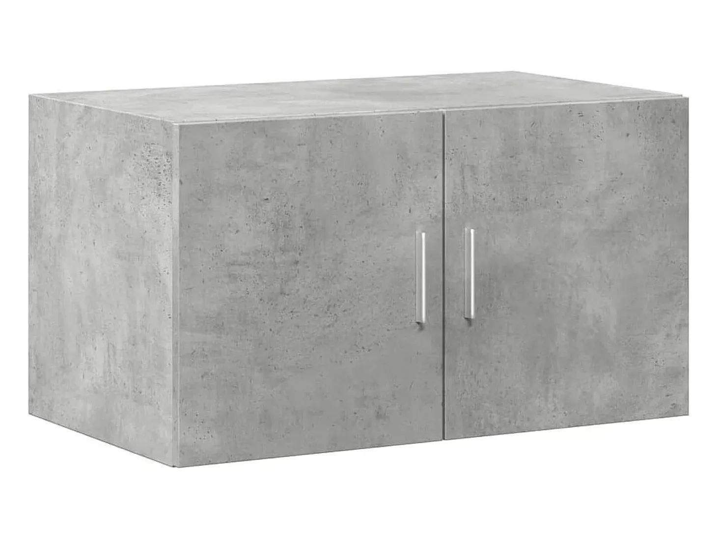 Armario de pared gris hormigón 70x42,5x40 cm madera de ingeniería