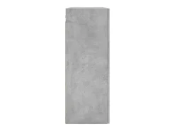 Armario de pared gris hormigón 69,5x34x90 cm madera de ingeniería