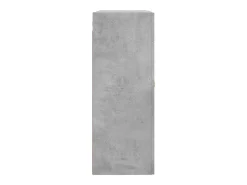 Armario de pared gris hormigón 69,5x34x90 cm madera de ingeniería