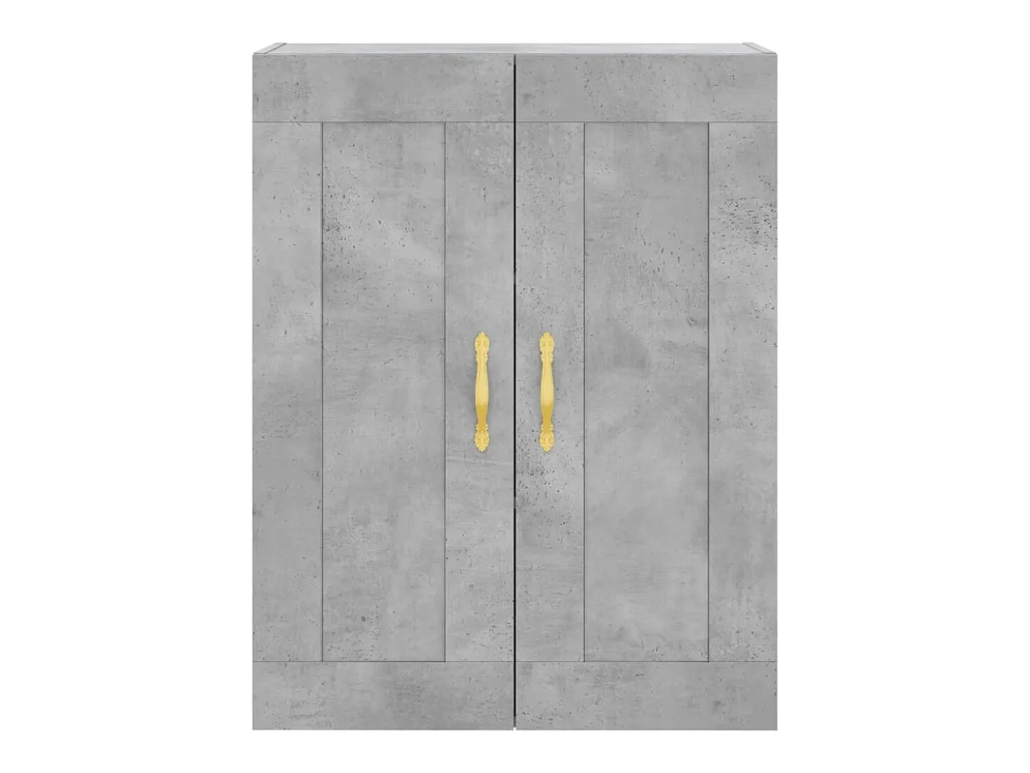 Armario de pared gris hormigón 69,5x34x90 cm madera de ingeniería