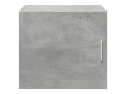 Armario de pared gris hormigón 45x42,5x40 cm madera de ingeniería