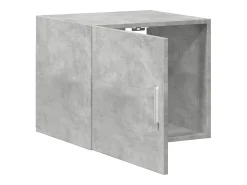 Armario de pared gris hormigón 45x42,5x40 cm madera de ingeniería