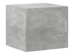 Armario de pared gris hormigón 45x42,5x40 cm madera de ingeniería