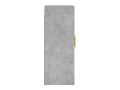Armario de pared gris hormigón 69,5x34x90 cm