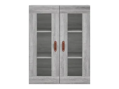 Armario de pared gris Sonoma 69,5x34x90 cm