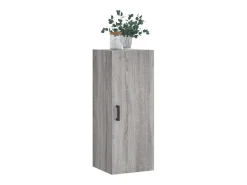 Armario de pared gris Sonoma 34,5x34x90 cm