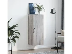 Armario de pared gris Sonoma 34,5x34x90 cm