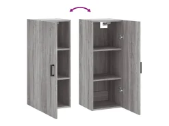 Armario de pared gris Sonoma 34,5x34x90 cm