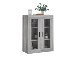 Armario de pared gris Sonoma 69,5x34x90 cm