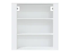 Armario de pared madera contrachapada blanco 80x33x80 cm