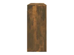 Armario de pared madera contrachapada roble ahumado 80x33x80 cm