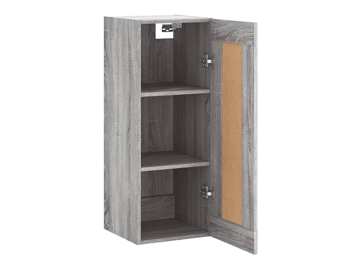Armario de pared madera de ingeniería gris Sonoma 34,5x34x90 cm