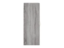 Armario de pared madera de ingeniería gris Sonoma 34,5x34x90 cm