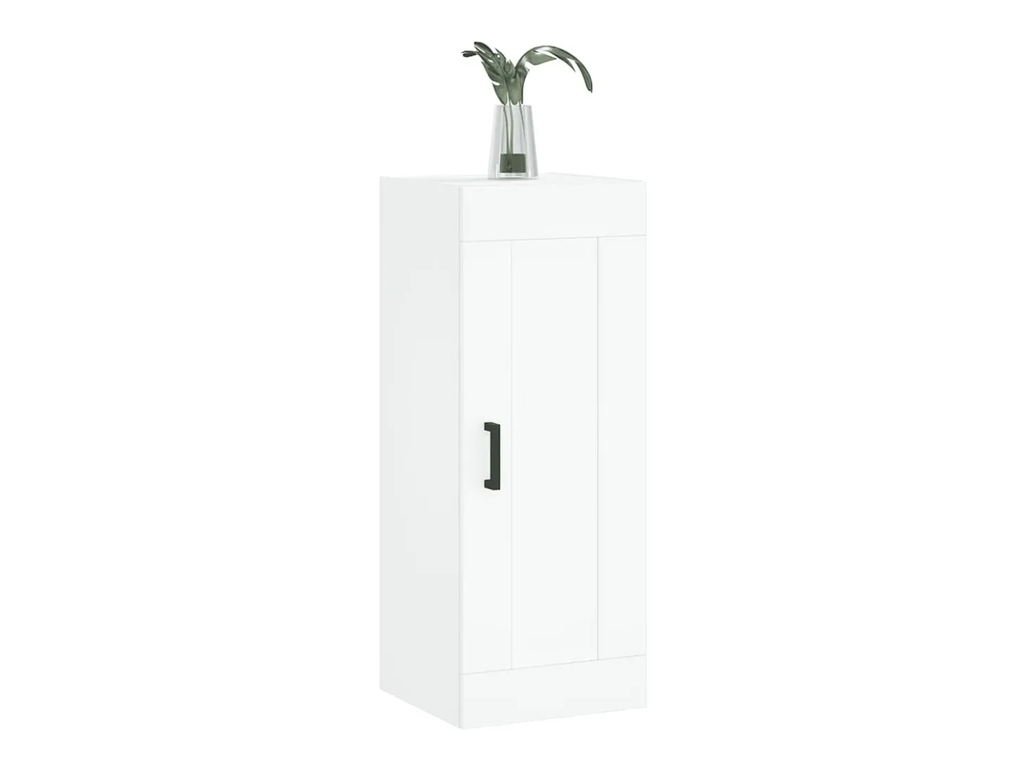 Armario de pared madera de ingeniería blanco 34,5x34x90 cm