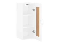Armario de pared madera de ingeniería blanco 34,5x34x90 cm