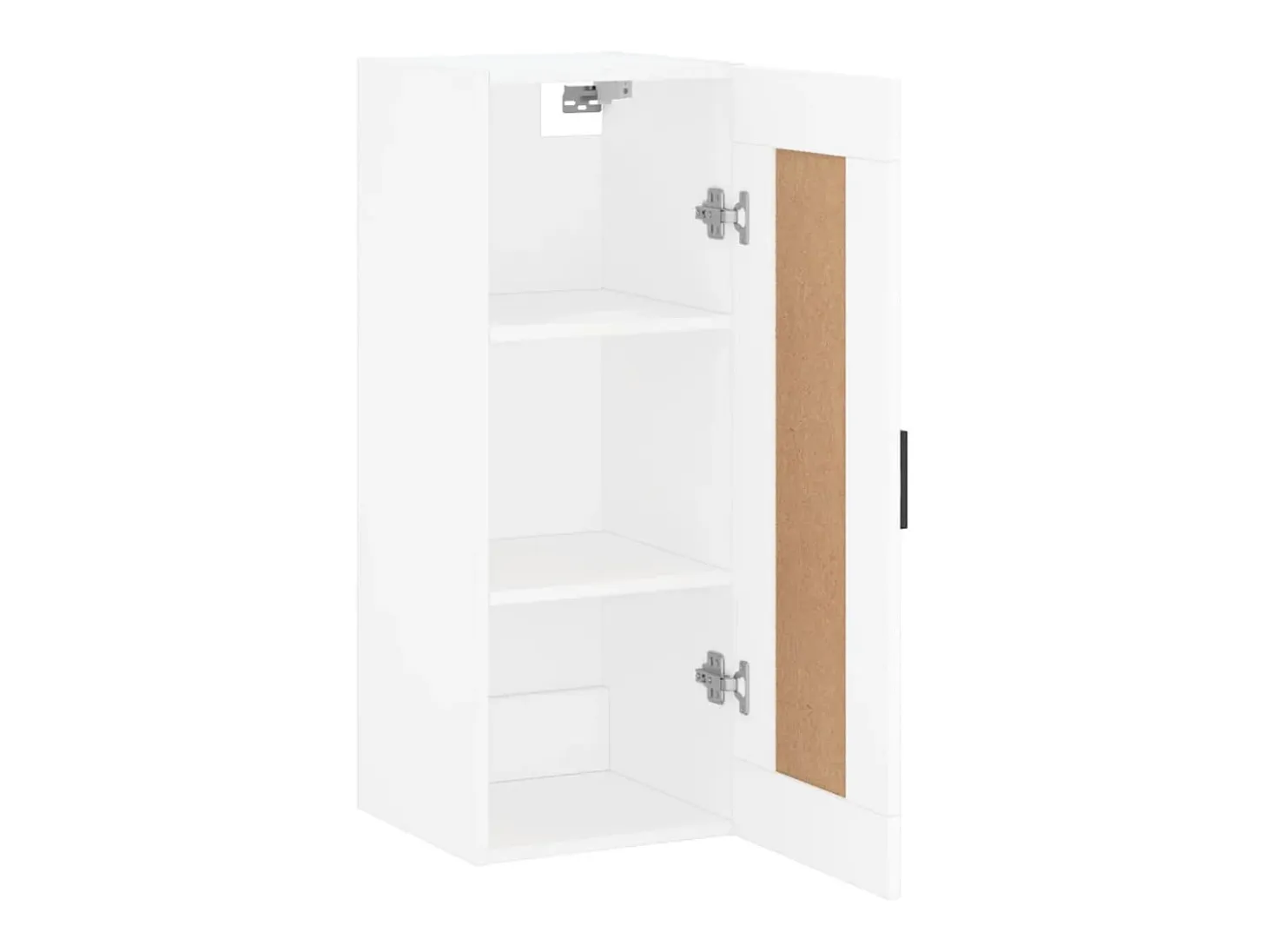 Armario de pared madera de ingeniería blanco 34,5x34x90 cm
