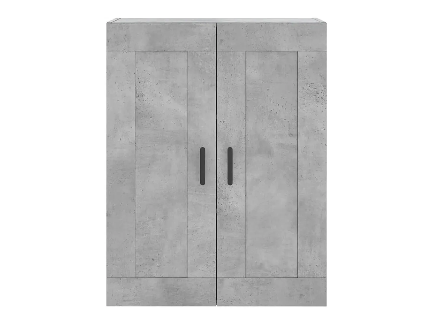 Armario de pared madera ingeniería gris hormigón 69,5x34x90 cm