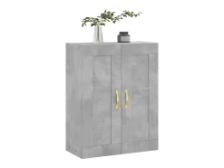 Armario de pared madera ingeniería gris hormigón 69,5x34x90 cm