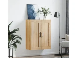 Armario de pared madera ingeniería roble Sonoma 69,5x34x90 cm