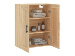 Armario de pared madera ingeniería roble Sonoma 69,5x34x90 cm