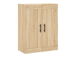 Armario de pared madera ingeniería roble Sonoma 69,5x34x90 cm