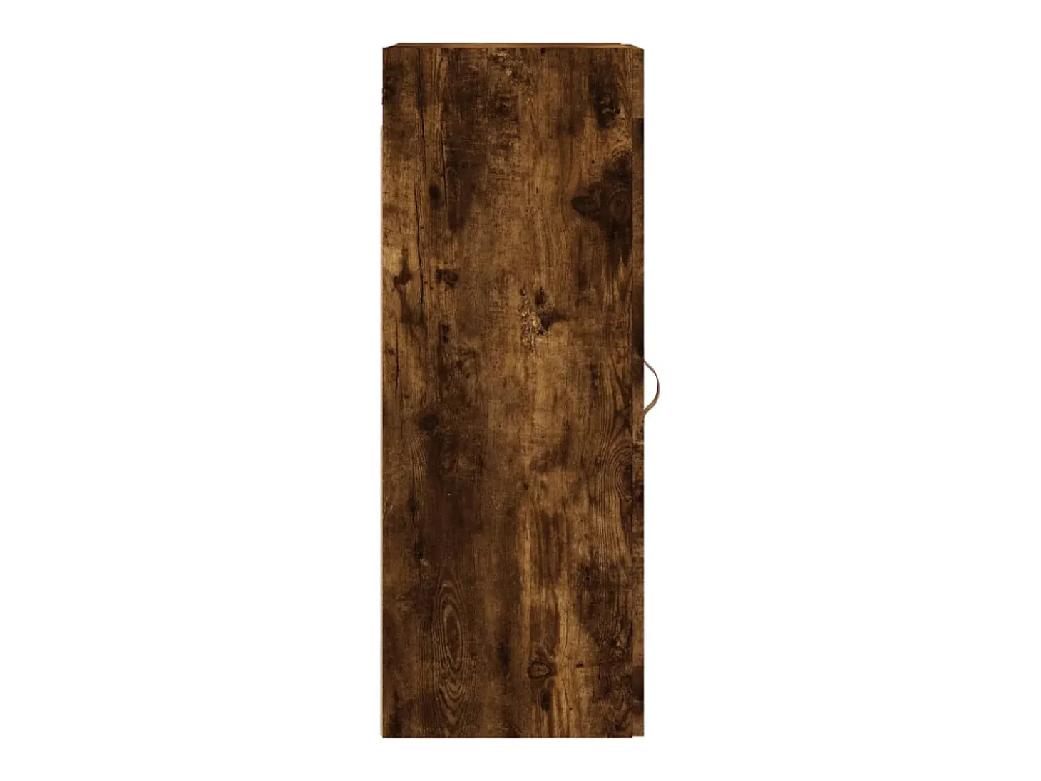 Armario de pared madera ingeniería roble ahumado 34,5x34x90 cm