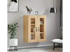 Armario de pared madera ingeniería roble Sonoma 69,5x34x90 cm