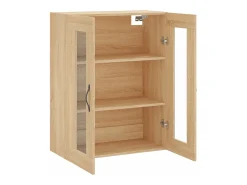 Armario de pared madera ingeniería roble Sonoma 69,5x34x90 cm