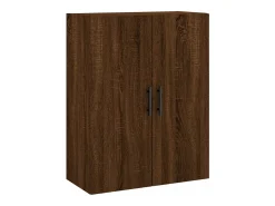 Armario de pared marrón roble 69,5x34x90 cm