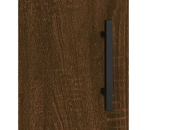 Armario de pared marrón roble 69,5x34x90 cm