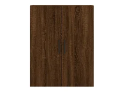 Armario de pared marrón roble 69,5x34x90 cm