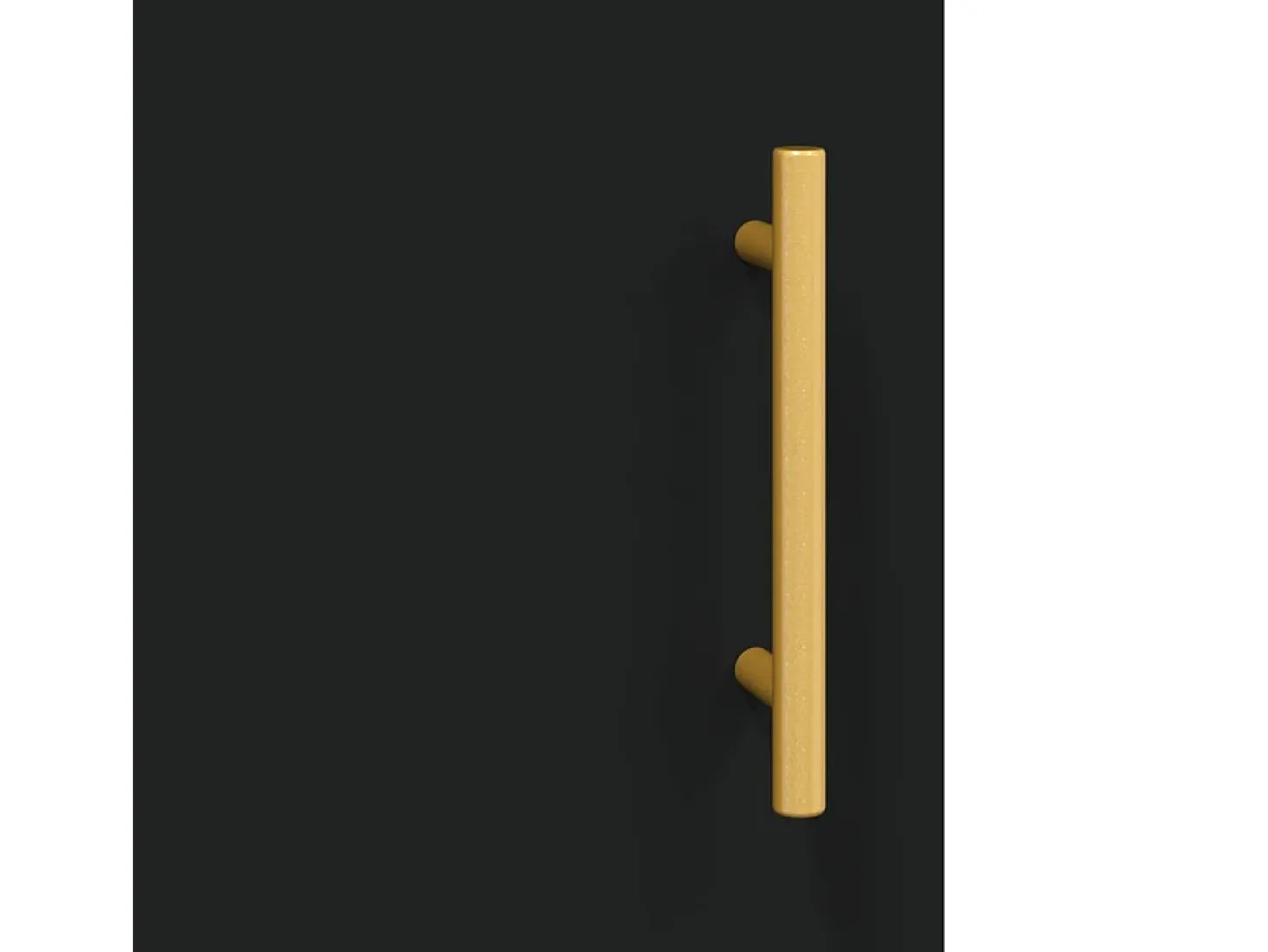 Armario de pared negro 69,5x34x90 cm