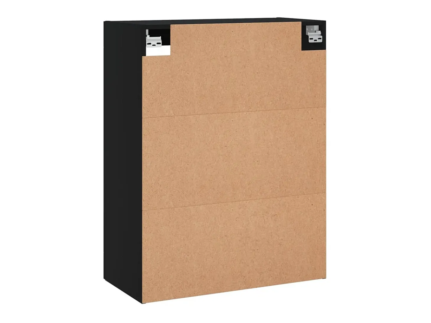 Armario de pared negro 69,5x34x90 cm