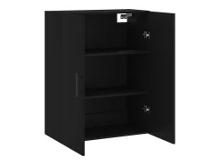 Armario de pared negro 69,5x34x90 cm