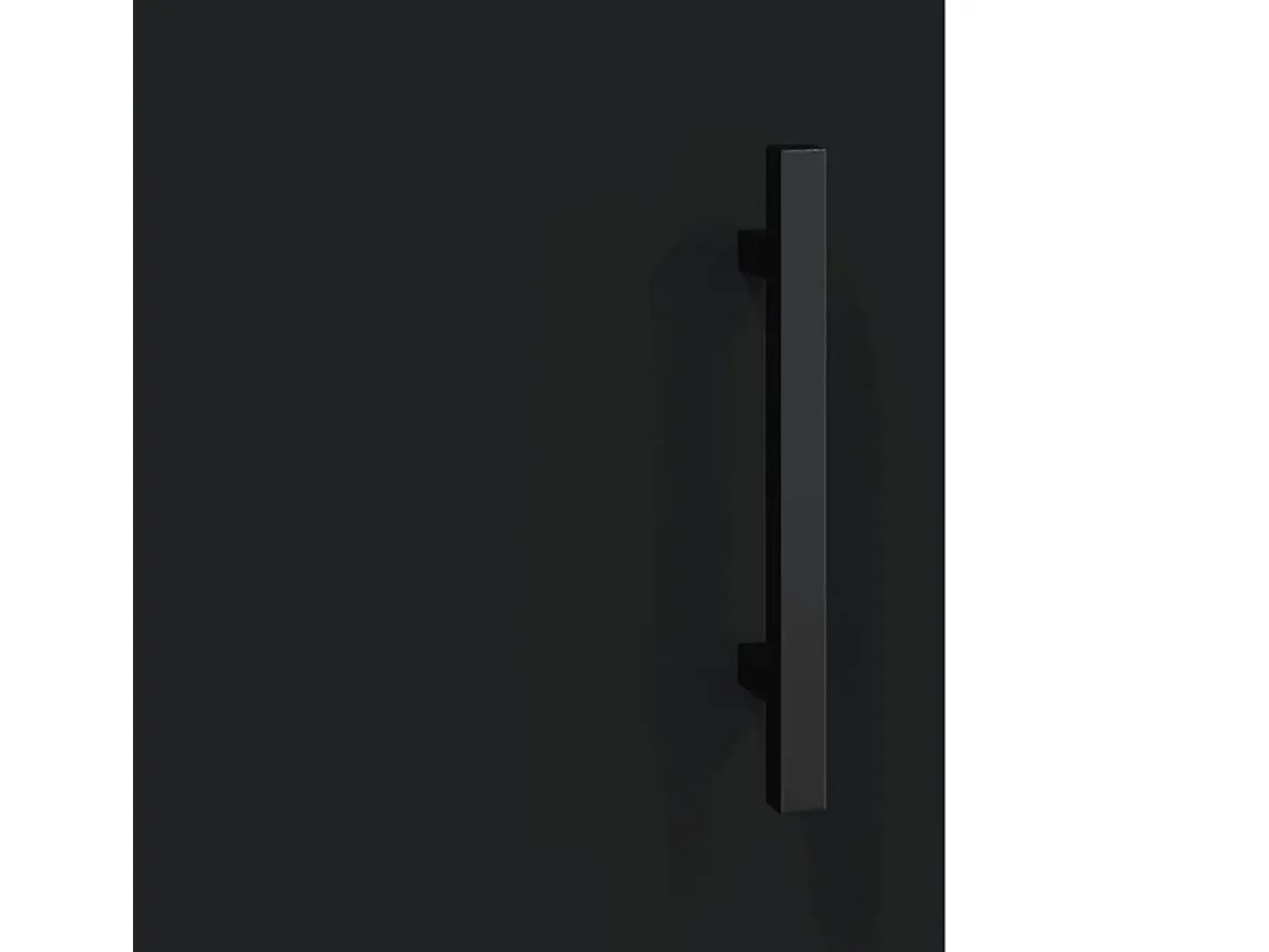 Armario de pared negro 69,5x34x90 cm