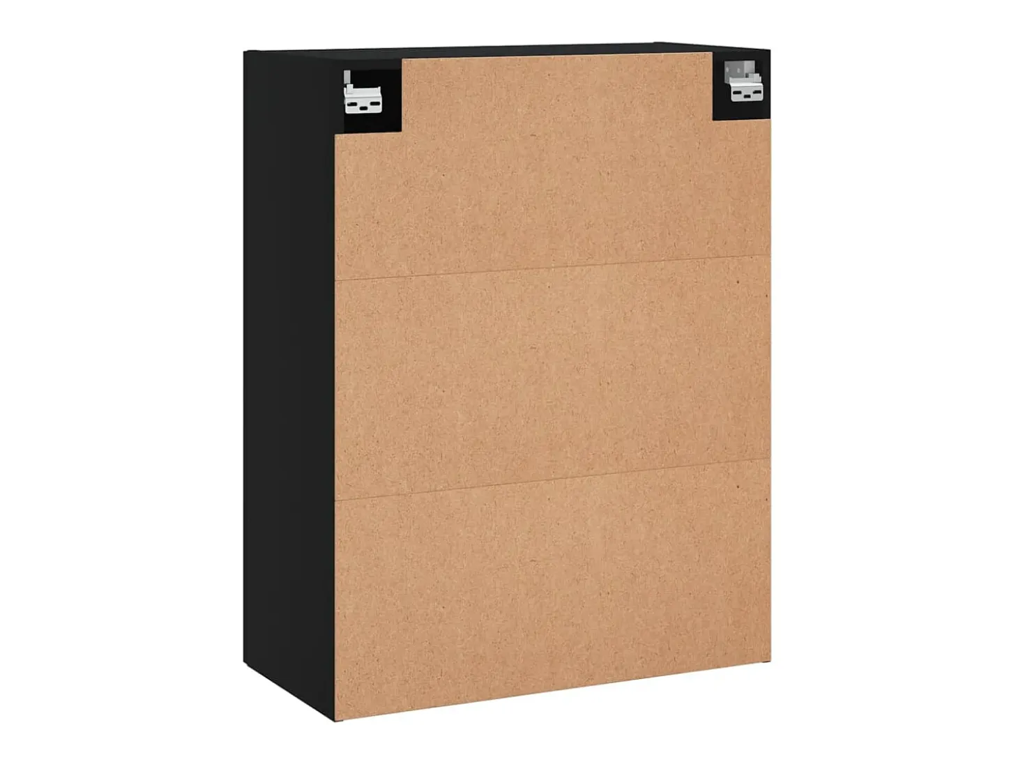 Armario de pared negro 69,5x34x90 cm