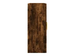 Armario de pared roble ahumado 69,5x34x90 cm