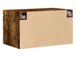 Armario de pared roble ahumado 70x42,5x40 cm madera de ingeniería